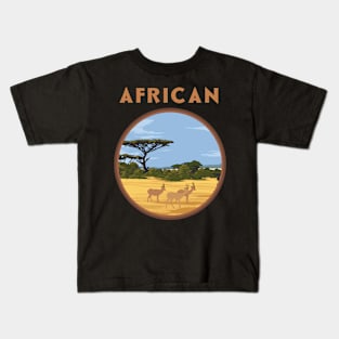 A place where animals gather Kids T-Shirt